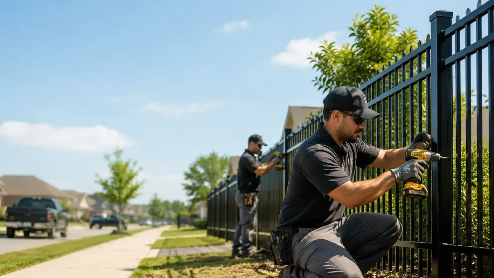 Metal Fence Installation in Easton, MO